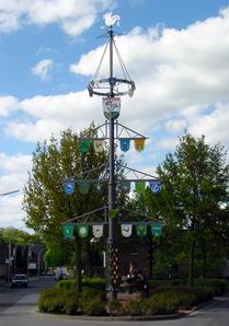 Der Langwadener Schützenbaum